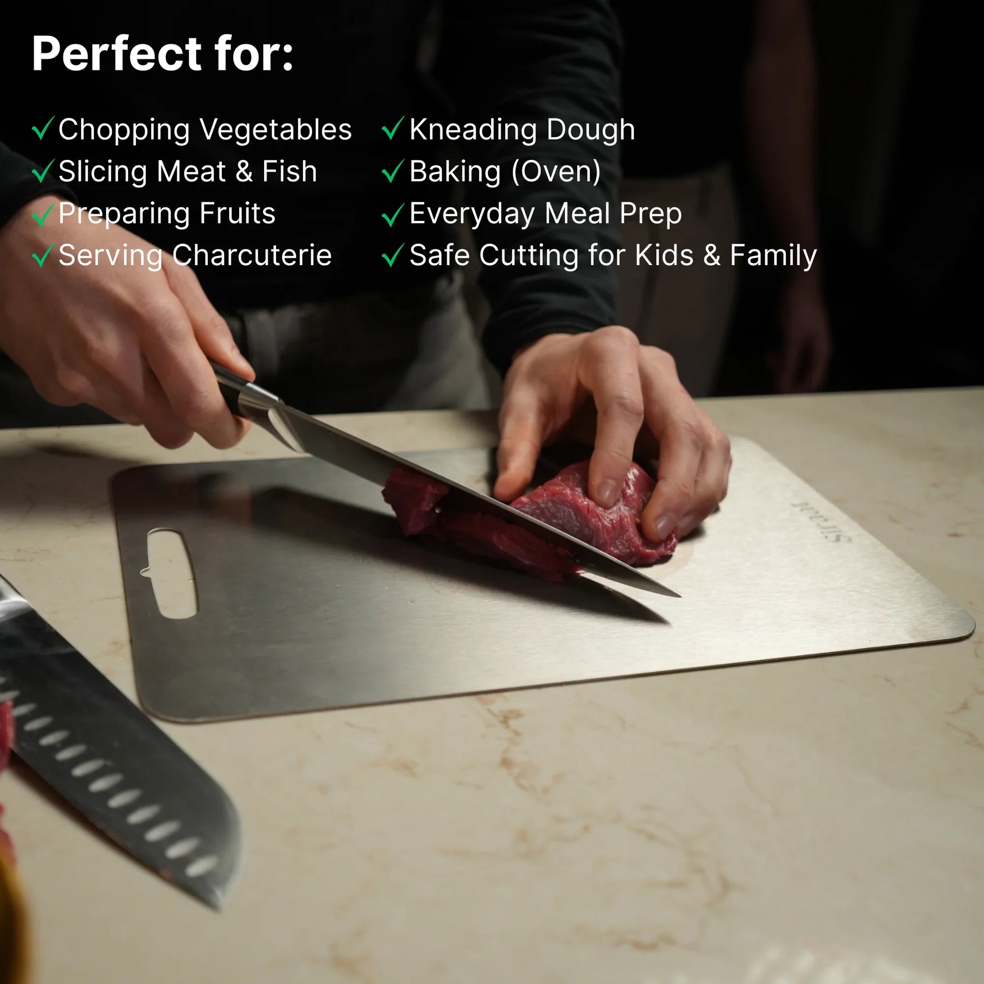 Pure Titanium Cutting Board