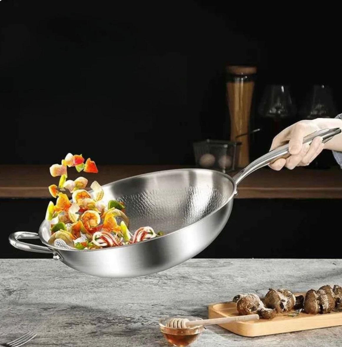 Titanium Wok Pan (30CM/12")